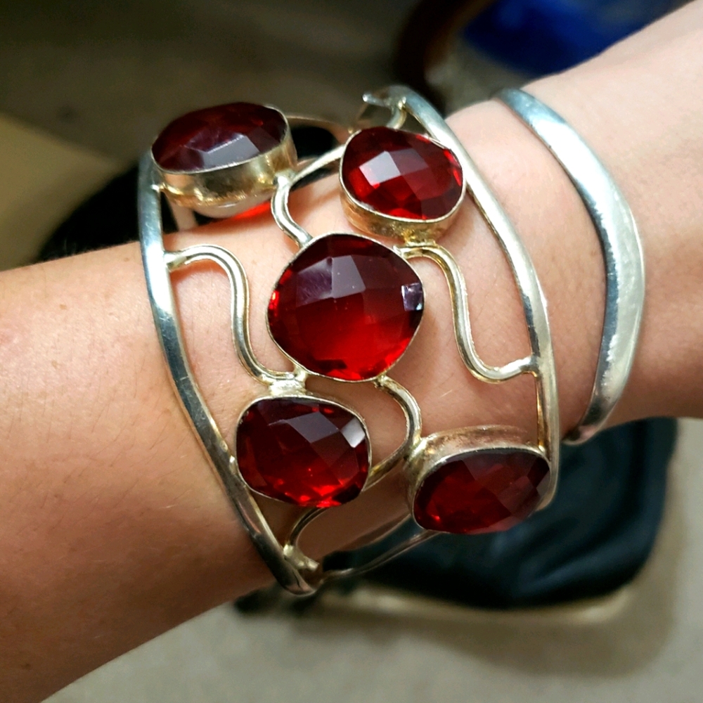 Artisan 925 pomegranate bracelet